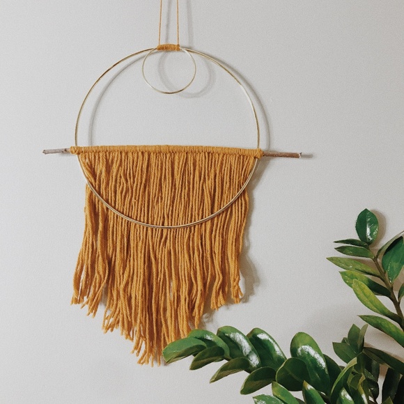 Shop Stefani Mariah Other - • SHOP STEFANI MARIAH • 70s yellow wall hanging